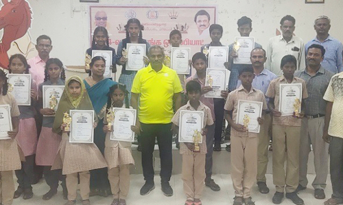 மாவட்ட அளவிலான செஸ் விழிப்புணர்வு போட்டி