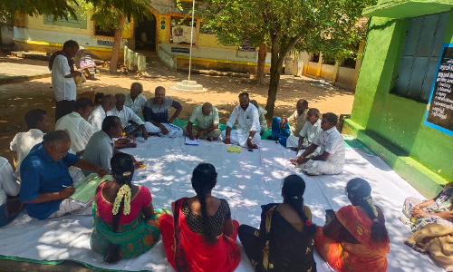 அறந்தாங்கி மேலப்பட்டு ஊராட்சியில் கிராமசபை கூட்டம்