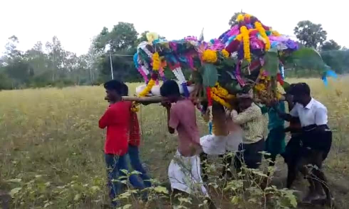 மயானத்திற்கு சாலை வசதி வேண்டி பொது மக்கள் கோரிக்கை