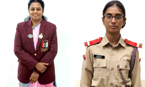 டெல்லி சுதந்திர தின விழாவில் பங்கேற்க உடுமலை ஸ்ரீ ஜி.வி.ஜி. விசாலாட்சி மகளிர் கல்லூரி மாணவி தேர்வு