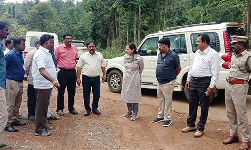 சிறுமலையில் சிறப்பு பகுதி மேம்பாட்டு திட்ட பணிகள் ஆய்வு