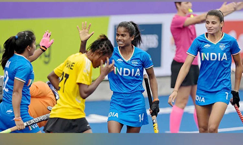 காமன்வெல்த் போட்டி - முதல் போட்டியில் கானாவை வீழ்த்தியது இந்திய மகளிர் ஹாக்கி அணி