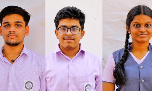 சி.பி.எஸ்.இ. பிளஸ்-2 தேர்வில் புஷ்பலதா வித்யா மந்திர் பள்ளி மாணவர்கள் சாதனை