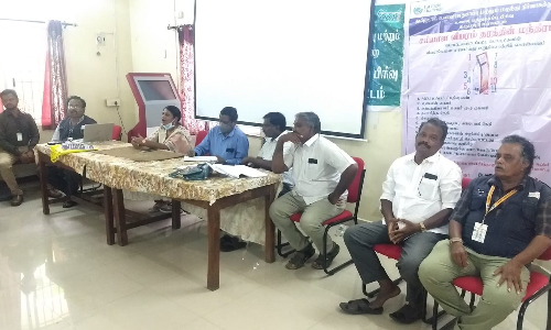 தருமபுரி மாவட்ட உணவு பாதுகாப்பு துறை சார்பாக   உழவர் சந்தை விவசாய விற்பனையாளர்களுக்கு பயிற்சி