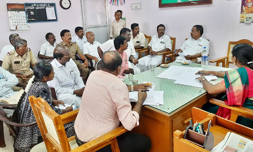 குடிநீர் பிரச்சினை தொடர்பான சமாதான கூட்டம்