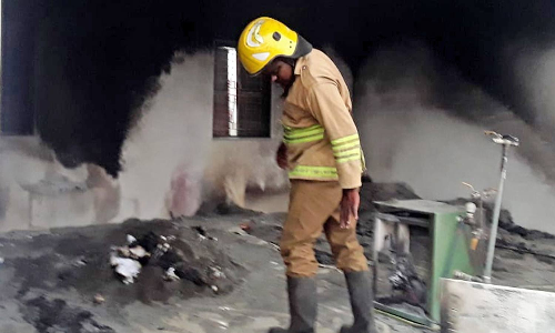 மின்கசிவால் தீ விபத்து