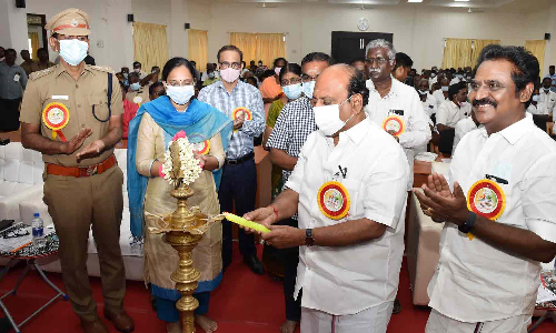 ஒளிமிகு பாரதம் ஒளிமயமான எதிர்காலம் மின்சக்தி @ 2047 நிகழ்ச்சி: அமைச்சர் தா.மோ.அன்பரசன் தொடங்கி வைத்தார்