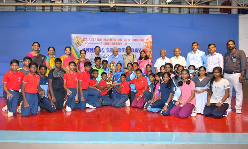 புனித பேட்ரிக் பள்ளியில் விளையாட்டு விழா
