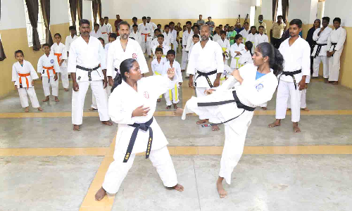 திருப்பூரில் கராத்தே போட்டி