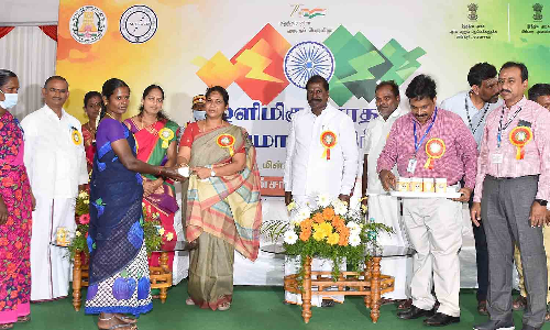 தருமபுரி மாவட்டத்தில்  1720 விவசாய மின் இணைப்புகள் வழங்கப்பட்டுள்ளன-  கலெக்டர் சாந்தி தகவல்