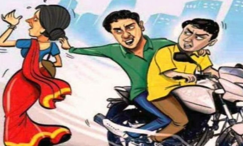 கோவில் விழாவில் செயின் பறிப்பு