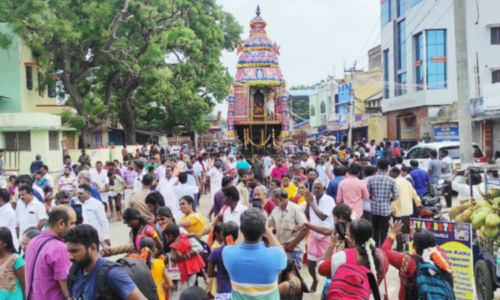ராமேசுவரத்தில் ஆடி தேரோட்டம்- ஏராளமான பக்தர்கள் பங்கேற்பு