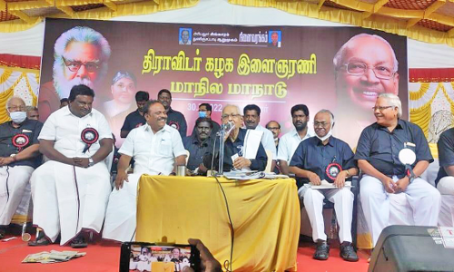 3,5,8-ம் வகுப்பு குழந்தைகளுக்கு பொது தேர்வை நடத்தி கல்வியை மத்திய அரசு சீர்குலைக்கிறது - கி. வீரமணி குற்றசாட்டு