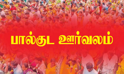 கருப்பசாமி கோவிலில் பால்குட ஊர்வலம்