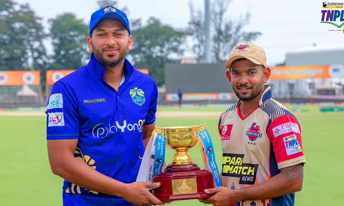 மழையால் தாமதமாக தொடங்கிய டி.என்.பி.எல் இறுதிப்போட்டி- டாஸ் வென்றது சேப்பாக் சூப்பர் கில்லீஸ் அணி