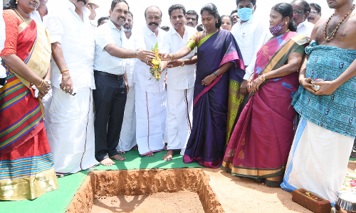 ரூ.4.51 கோடியில் இலங்கை அகதிகளுக்கான வீடுகள் கட்டும் பணி