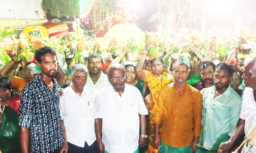 திரவுபதி அம்மன் கோவிலுக்கு பால்குட ஊர்வலம்