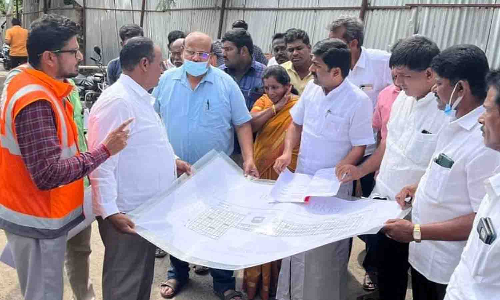 திருப்பூரில் ஸ்மார்ட் சிட்டி திட்ட பணிகளை மேயர் ஆய்வு