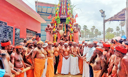 திருச்செந்தூர் அய்யா வைகுண்டர் அவதாரப்பதியில் ஆடித்திருவிழா தேரோட்டம்