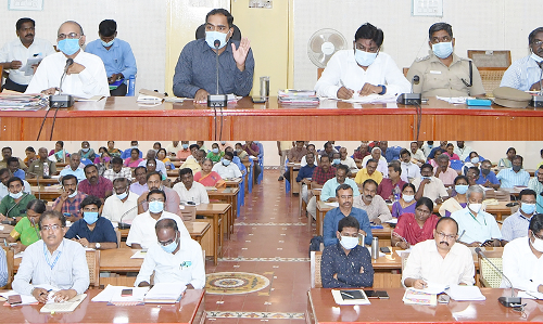 முன்னெச்சரிக்கை பணிகள் குறித்து கலெக்டர் ஆய்வு