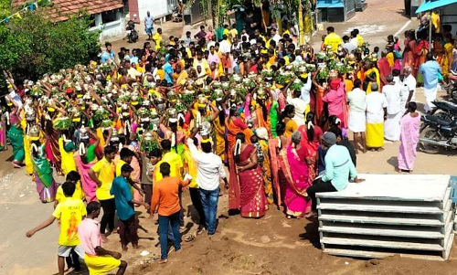 விநாயகர், மாரியம்மன் கோவில் மண்டல பூஜை நிறைவு விழா