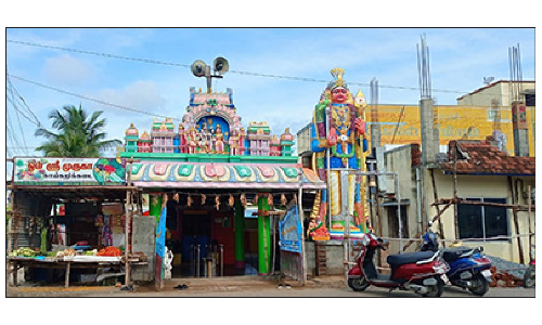 ஊத்தங்கரை அருகே  துர்கை அம்மன் சிலையை  திருடிய கொள்ளையர்கள்