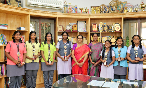 புஷ்பலதா வித்யா மந்திர் பள்ளி மாணவர்கள் தொடர் சாதனை