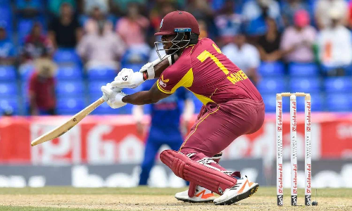 3வது டி20 போட்டி - இந்தியா வெற்றி பெற 165 ரன்களை இலக்காக நிர்ணயித்தது வெஸ்ட் இண்டீஸ்