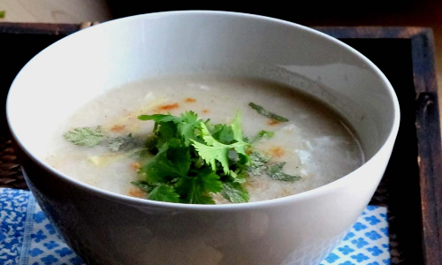 வித்தியாசமான சுவையில் சாத சூப்