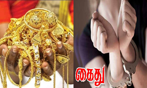 திருவண்ணாமலையில் ஆள் இல்லாத வீட்டில் நகை திருடிய பெண் கைது