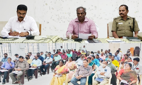 சுதந்திர தின விழா முன்னேற்பாடு பணிகள் குறித்த ஆய்வு கூட்டம்