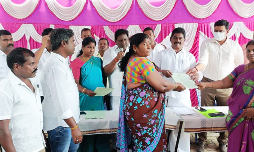 22 பயனாளிகளுக்கு வீட்டு மனை பட்டா