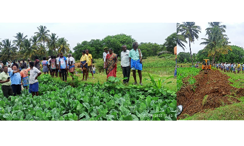 ராயக்கோட்டை அருகே  20 ஆண்டுகளுக்கு மேலாக ஆக்கிரமிக்கப்பட்டிருந்த ஏரி மீட்பு