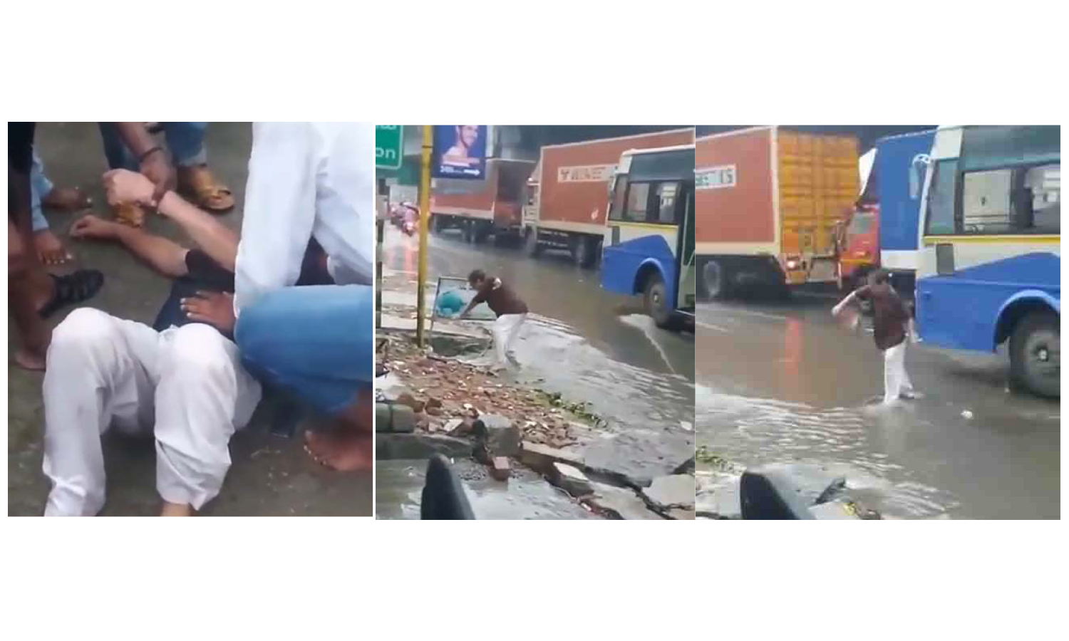 ஓசூரில் பரபரப்பு கழிவுநீர் கால்வாய்க்குள் போதையில் தள்ளாடி விழுந்த மதுப்பிரியர் ஓசூரில் பரபரப்பு கழிவுநீர் கால்வாய்க்குள் போதையில் தள்ளாடி விழுந்த மதுப்பிரியர்