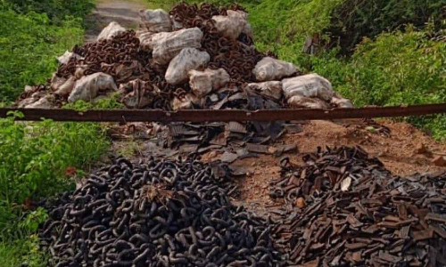 செங்கல்பட்டு அருகே ரூ.22 லட்சம் மதிப்புள்ள தண்டவாள பொருட்கள் திருட்டு