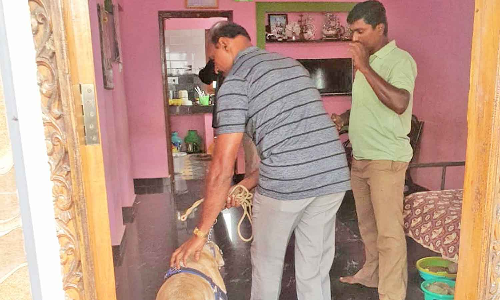 ஆலங்குளம் அருகே இரும்பு வியாபாரி வீட்டில் ரூ.30 லட்சம் கொள்ளை