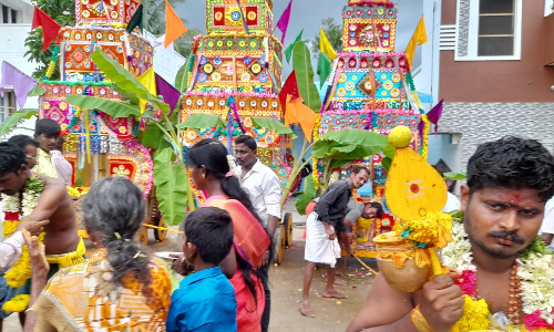 அத்திப்பள்ளம் பகுதியில்   ஸ்ரீ பாலதண்டாயுதபாணி  முருகன் கோவில் திருவிழா