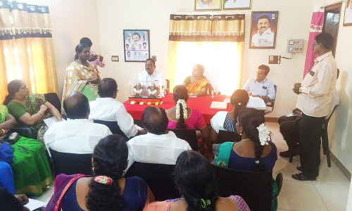 கூட்டுறவு வங்கி சார்பில் நிதி சார் கல்வி விழிப்புணர்வு முகாம்