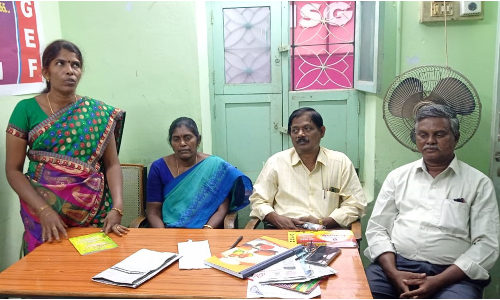 தருமபுரி கலெக்டர் அலுவலகத்தில்  பெண்களுக்கு தனி கழிப்பறை   வசதி செய்து கொடுக்க வேண்டும்-  அரசு ஊழியர் சங்க மாநாட்டில் தீர்மானம்