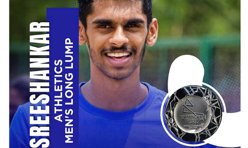 காமன்வெல்த் போட்டி- நீளம் தாண்டுதலில் வெள்ளி வென்றார் ஸ்ரீசங்கர் முரளி
