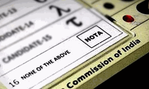 நோட்டாவுக்கு கடந்த ஐந்து ஆண்டுகளில் 1.29 கோடி ஓட்டு கிடைத்தது