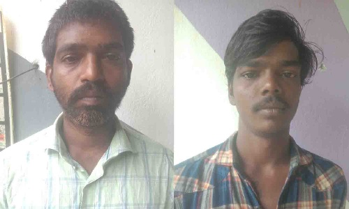 உடுமலை அருகே வீடு புகுந்து திருடிய 2 பேர் கைது