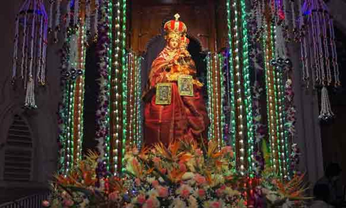 வடக்கன்குளம் பரிசுத்த புதுமை பரலோக அன்னை ஆலய திருவிழா கொடியேற்றம் நாளை நடக்கிறது