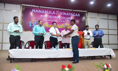 மணக்குள விநாயகர் பாலிடெக்னிக் கல்லூரி-முதலாம் ஆண்டு தொடக்க விழா