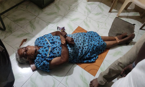 சூலூரில் மூதாட்டியை கொன்று நகை கொள்ளை