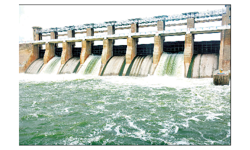 கிருஷ்ணகிரி கே.ஆர்.பி அணையில்  வினாடிக்கு 7 ஆயிரத்து 549 கனஅடி உபரிநீர் வெளியேற்றம்