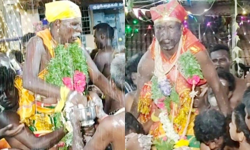 மதுரை வீரன் கோவில் கிடா வெட்டு திருவிழா