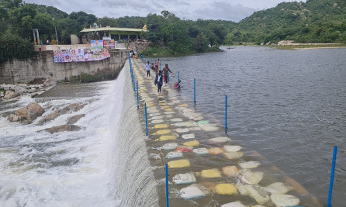 பாலாற்றில் 1500 கன அடி வெள்ளம்