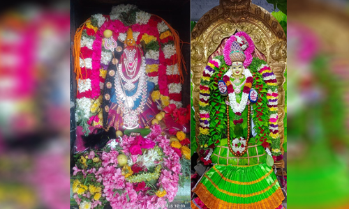 ஆடி மாதம் 3-வது வெள்ளிக்கிழமையை முன்னிட்டு  அம்மன் கோவில்களில் பக்தர்கள் கூட்டம் அலைமோதியது