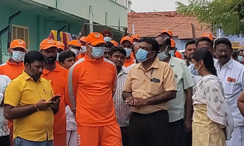 வெள்ளம் பாதித்த பகுதியில் பேரிடர் மீட்பு குழு ஆய்வு